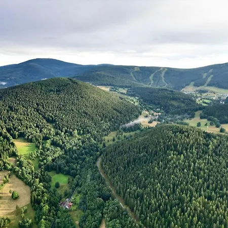 Domek Przyjacielowka-miejsce Ciszy Czarna Gora Janowa Gora Sienna Lägenhet
